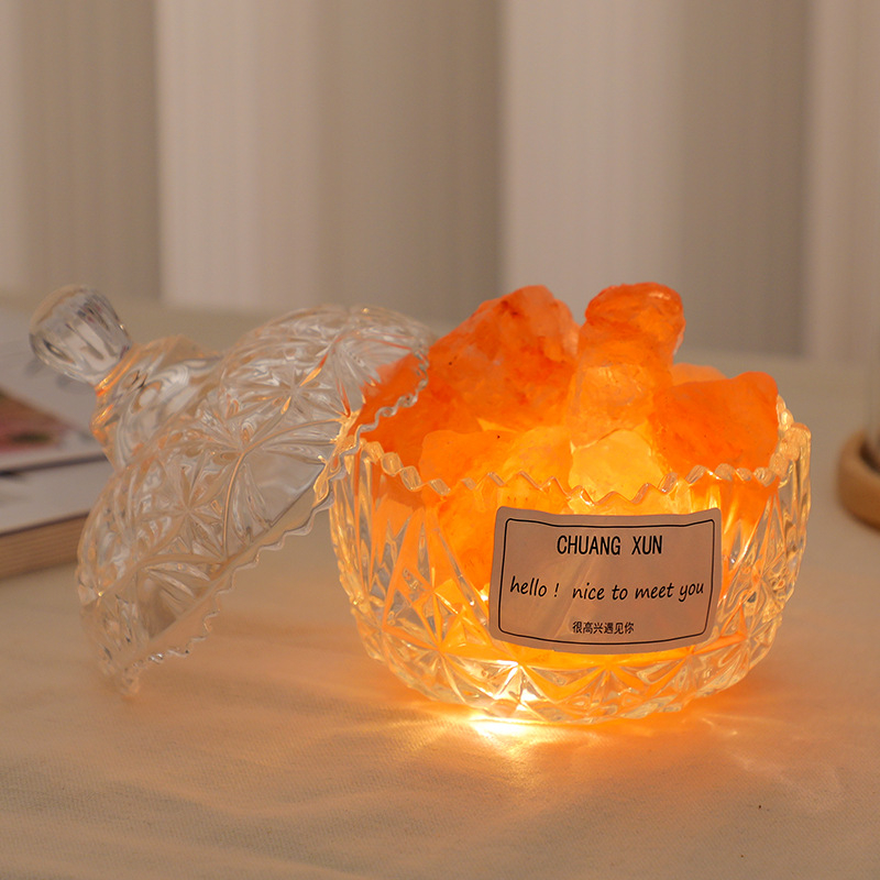 Đá Khuếch Tán Tinh Dầu Máy khuếch tán hương liệu không lửa đá trang trí Pha Lê đèn ngủ Đá Pha Lê BLINGBLIGHT