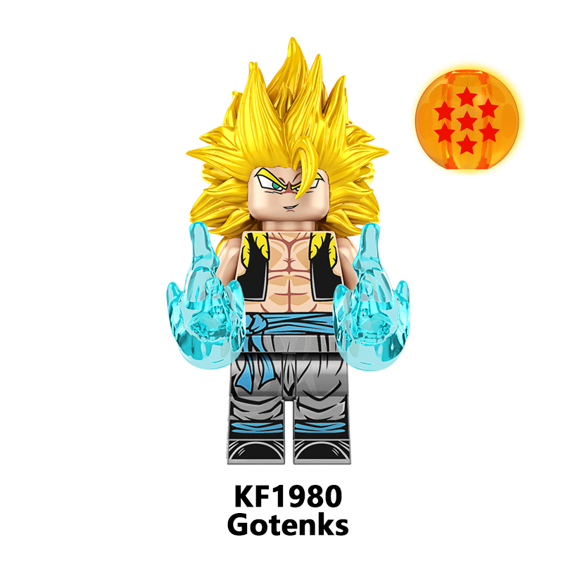 Kf6193 hot dbz majin buu birusu gotenks frieza zamasu burdock son goku nhật bản anime dragon building block figures trẻ em đồ chơi abs