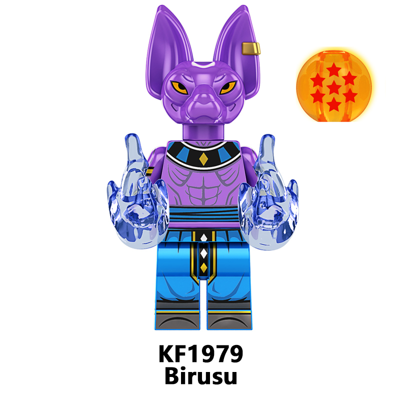 Kf6193 hot dbz majin buu birusu gotenks frieza zamasu burdock son goku nhật bản anime dragon building block figures trẻ em đồ chơi abs