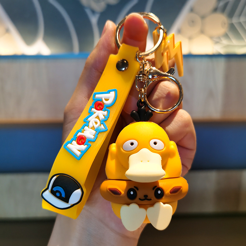34 phong cách 5-6 cm pokeomn pikachu mimikyu psyduck eevee snorlax phụ kiện móc chìa khóa anime mô hình ô tô móc chìa khóa ba lô mặt dây chuyền móc khóa đồ chơi trẻ em quà tặng