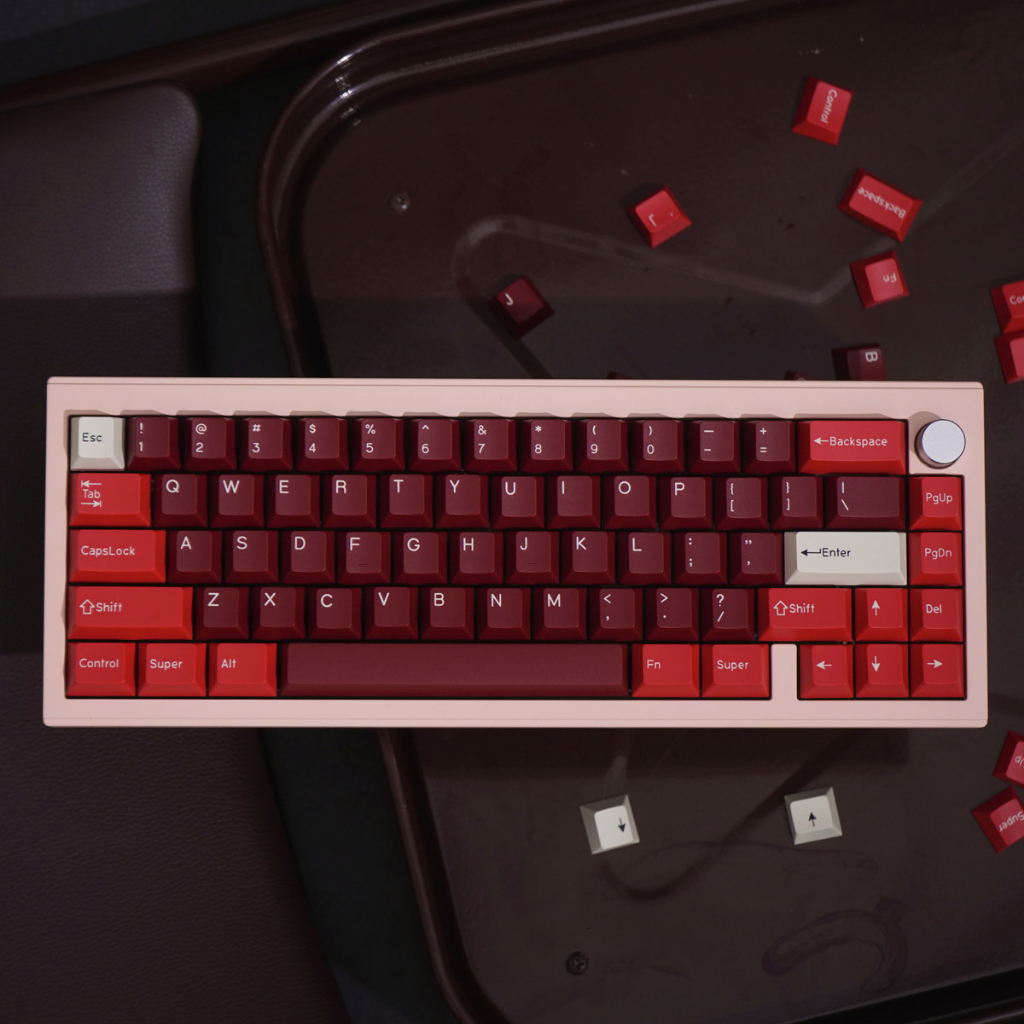 Gmk ngày lễ tình nhân / giả tưởng / ham pbt keycaps double shot cherry profile bộ lớn cho bàn phím cơ keycaps