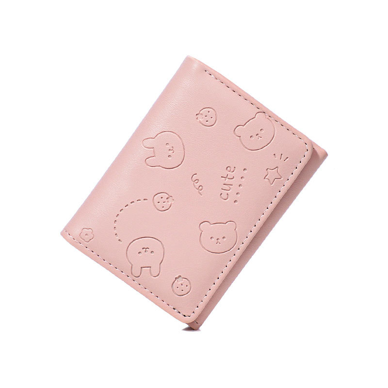 Cherlkolrs ví ngắn thời trang mới dành cho nữ túi đựng thẻ hàn quốc phổ biến và đa năng
