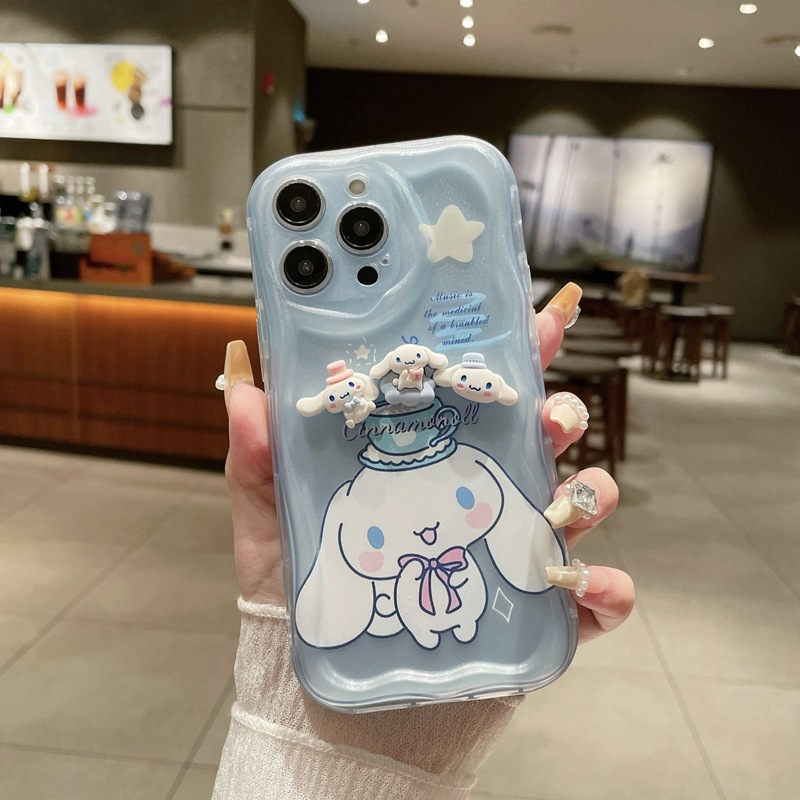 Đối với xiaomi mi 13 12 lite poco f3 x3 x5 pro gt m5s redmi 12c a1 a2 9c note 12s 8 9 10 pro 5g vỏ điện thoại mềm trong suốt cinamoroll