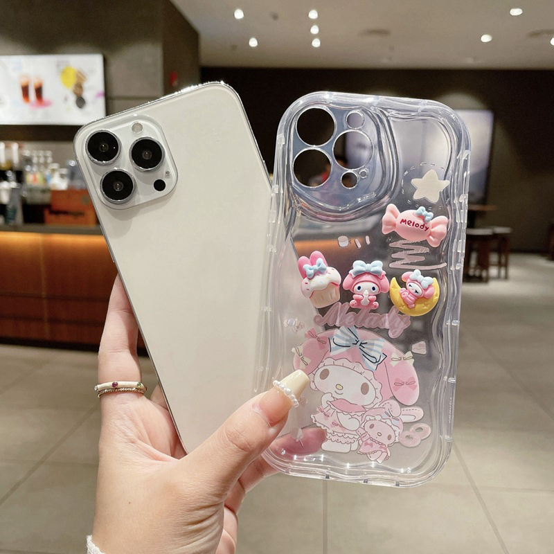 Đối với xiaomi mi 13 12 lite poco f3 x3 x5 pro gt m5s redmi 12c a1 a2 9c note 12s 8 9 10 pro 5g vỏ điện thoại mềm trong suốt cinamoroll