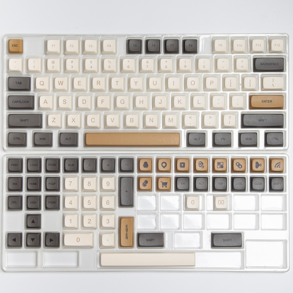 Glimmer keycaps pbt xda cấu hình ember thăng hoa cho bàn phím cơ 60/70/80/100/108 keycaps