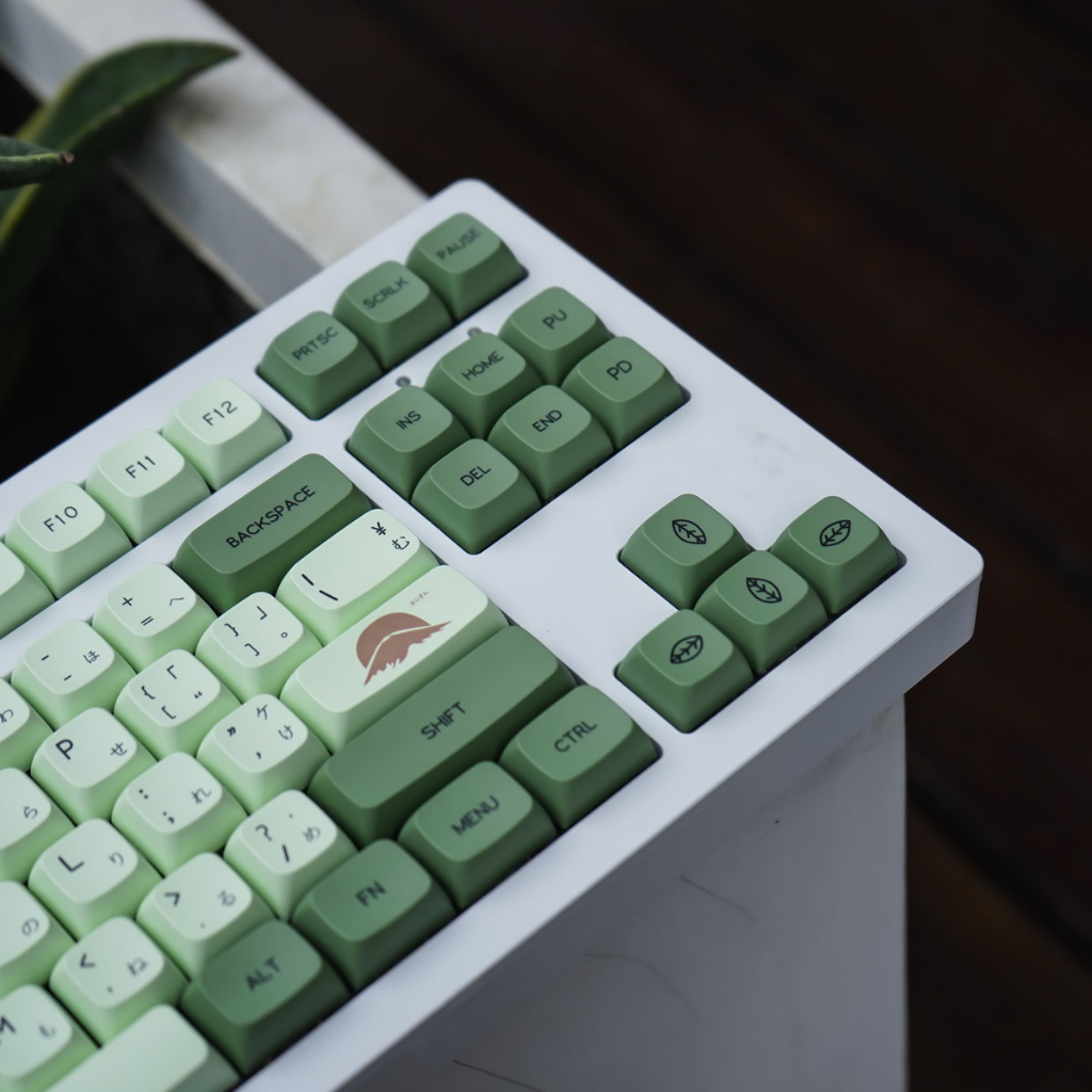 Matcha keycaps pbt dye-sub xda profile keycaps tùy chỉnh keycaps tương thích với công tắc cherry gateron mx