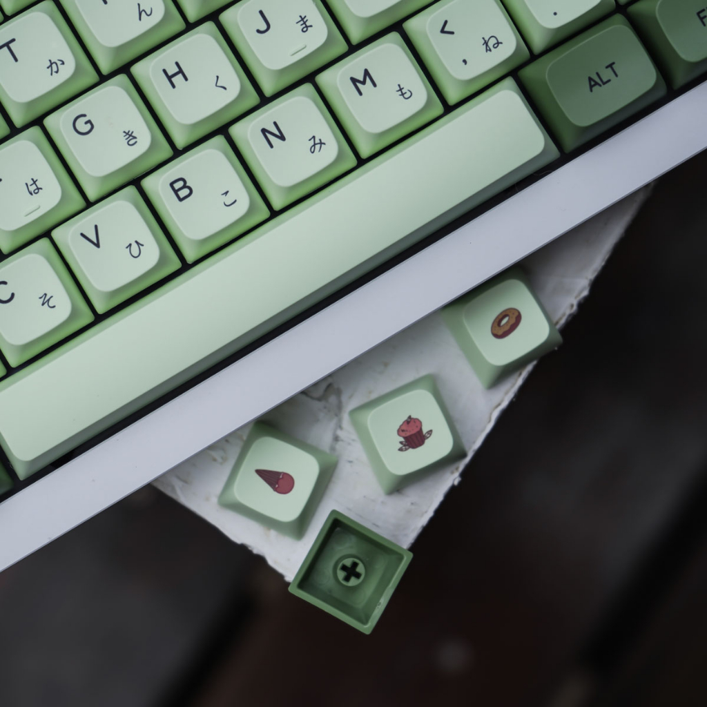 Matcha keycaps pbt dye-sub xda profile keycaps tùy chỉnh keycaps tương thích với công tắc cherry gateron mx