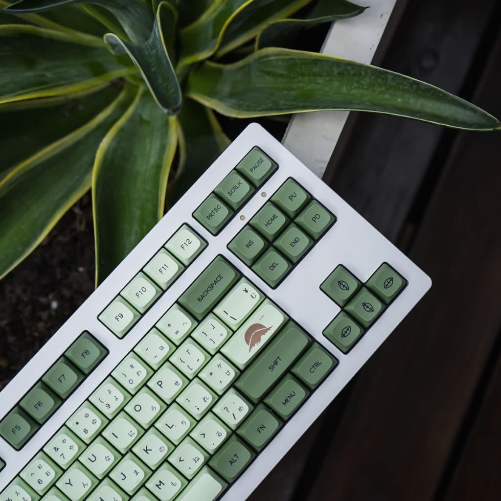Matcha keycaps pbt dye-sub xda profile keycaps tùy chỉnh keycaps tương thích với công tắc cherry gateron mx