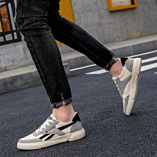 Giày Thể Thao Canvas Thoáng Khí Phong Cách Hàn Quốc Thời Trang Mới Cho Nam