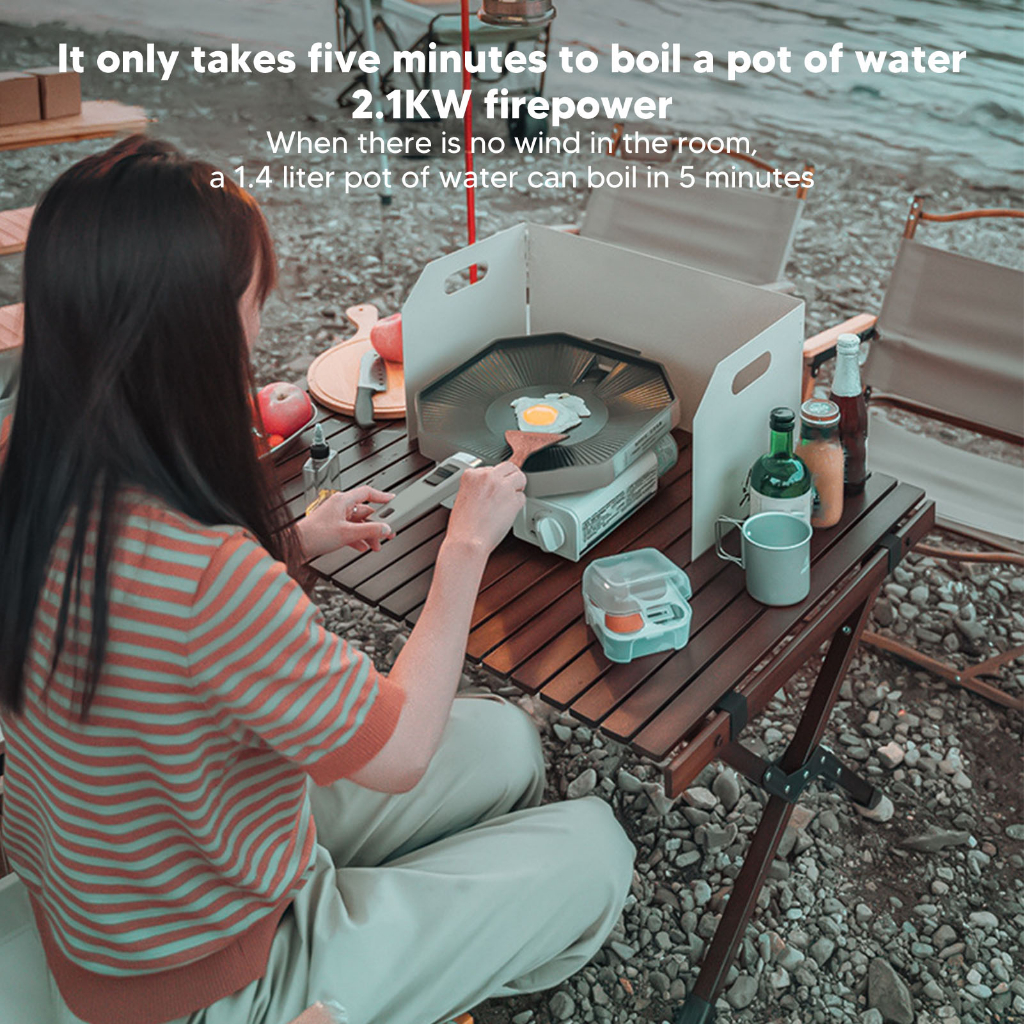 GoWildCamping Bếp Cassette dã ngoại bếp nồi Cass di động thẻ gas bình gas bếp gas 2.1KW cmman