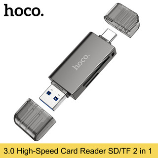 Hoco hb39 usb card reader 3.0 high-speed tf sd micro type-c otg converter cho điện thoại thông minh