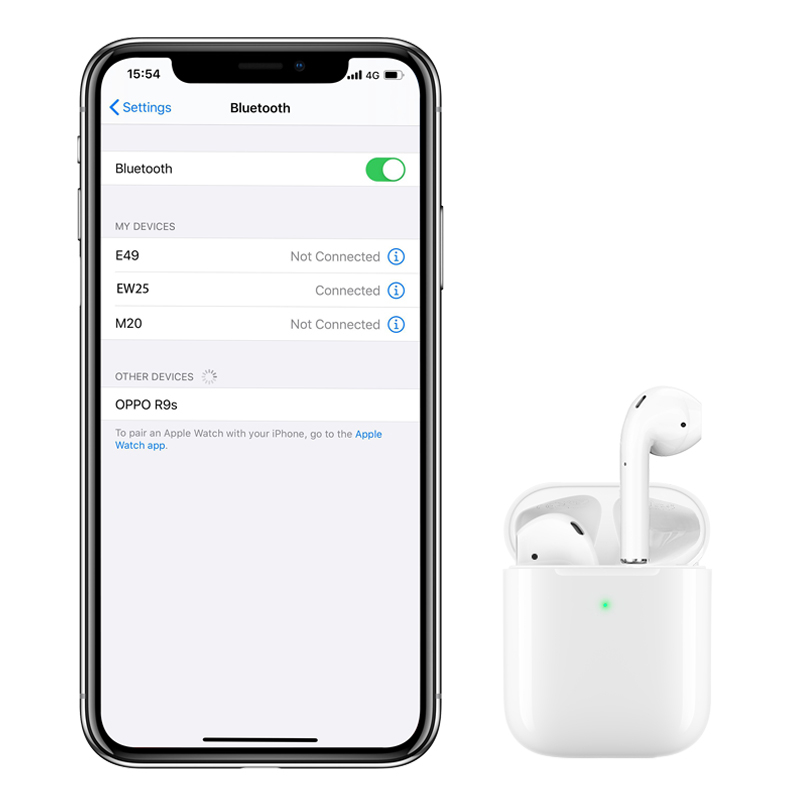 Hoco. Tai nghe không dây đích thực với micrô tích hợp semi-in-ear rảnh tay âm nhạc asp earbuds