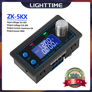Zk-5kx dc dc buck boost converter cc cv 0.6-36v 4 / 5a 5v 6v 12v 24v 35-50w / 80w power module có thể điều chỉnh nguồn điện trong phòng thí nghiệm