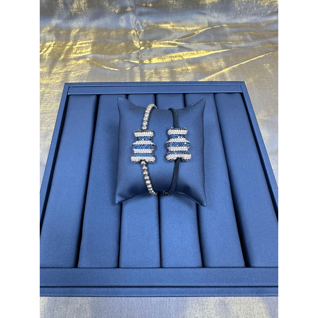 Thương hiệu thời trang 2023 new monaco saint tropez yummy navy blue bracelet vòng tay quà tặng tinh tế của phụ nữ