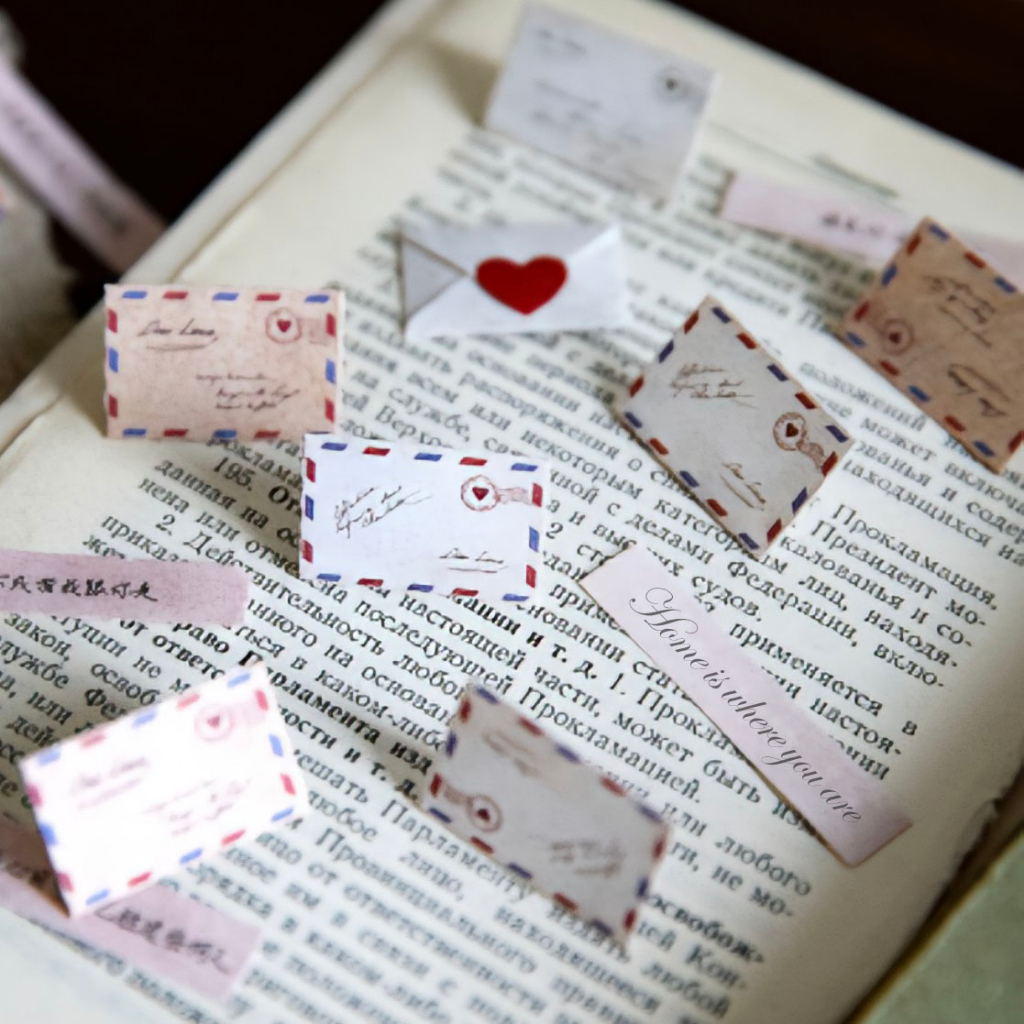 [coisíní] 99 cái mini love letters notes write to you love letter series mini love letter set món quà lãng mạn văn học ins love letter confession letterhead set quà sinh nhật