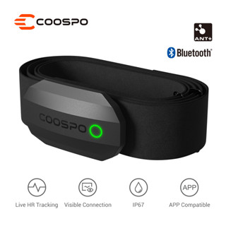  Coospo h808s máy đo nhịp tim đi xe đạp dây đeo ngực ant + bluetooth ip67 cảm biến nhịp tim tương thích garmin bryton xoss igpsport máy đo nhịp tim dây đeo theo dõi nhịp tim ngực 