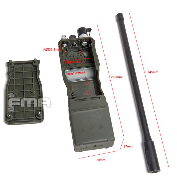 Tactical model prc-152 dummy radio case không có chức năng bk / de / od