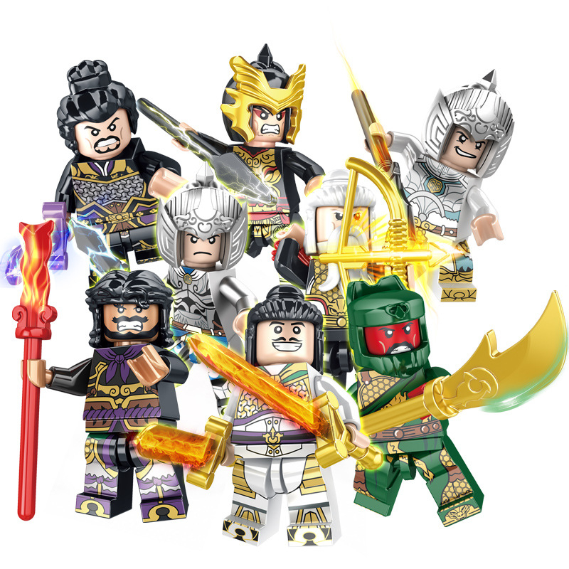 Ba vương quốc hình túi mù khối xây dựng ngẫu nhiên minifigures đồ chơi