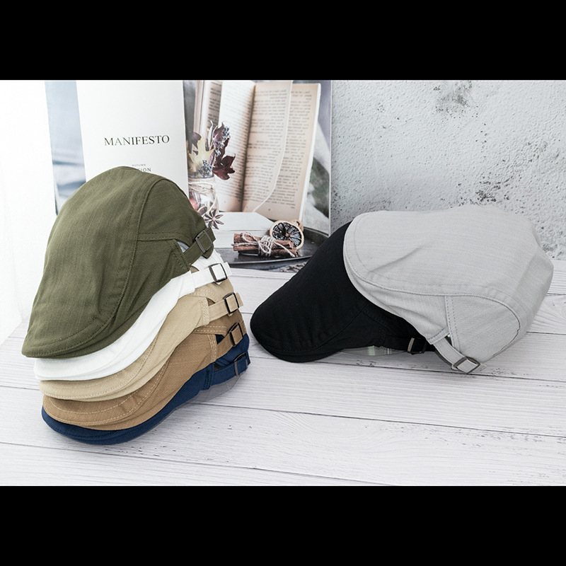Mũ nồi nữ cotton thời trang mới phong cách nhật bản y2k newsboy cap