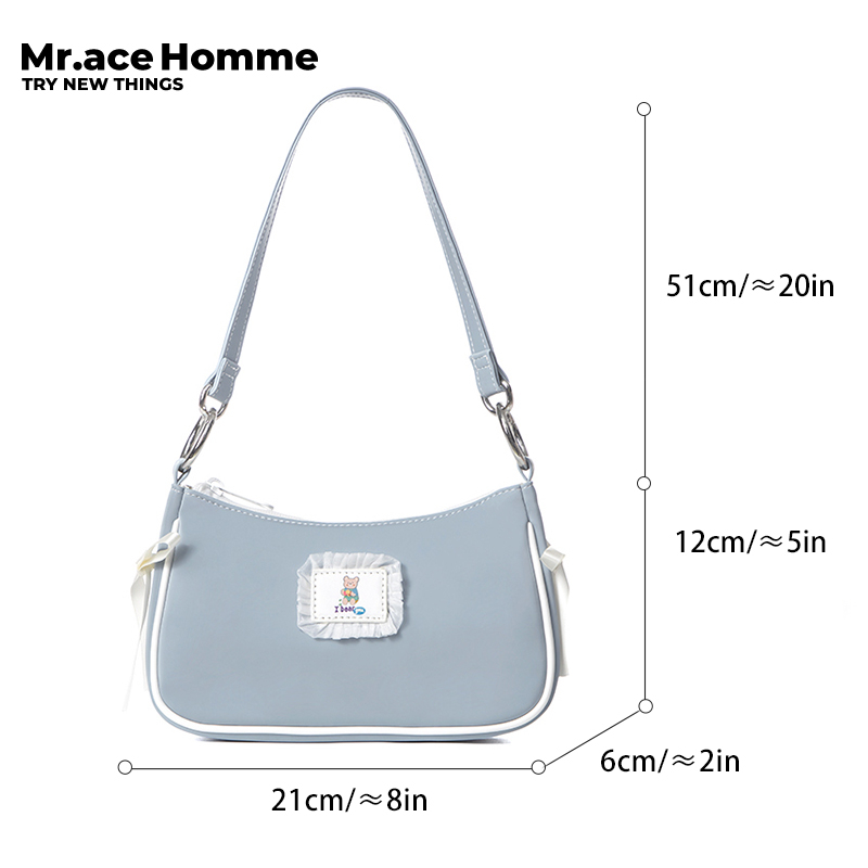 Mr. ace Homme Túi Đeo Vai Chính Hãng Cảm Giác Nâng Cao Dành Cho Bạn Nữ hobo
