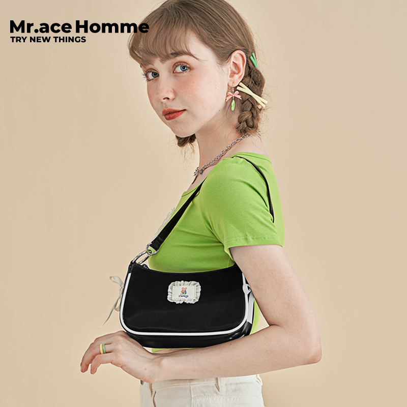Mr. ace Homme Túi Đeo Vai Chính Hãng Cảm Giác Nâng Cao Dành Cho Bạn Nữ hobo
