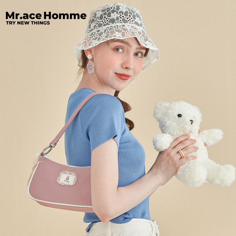 Mr. ace Homme Túi Đeo Vai Chính Hãng Cảm Giác Nâng Cao Dành Cho Bạn Nữ hobo