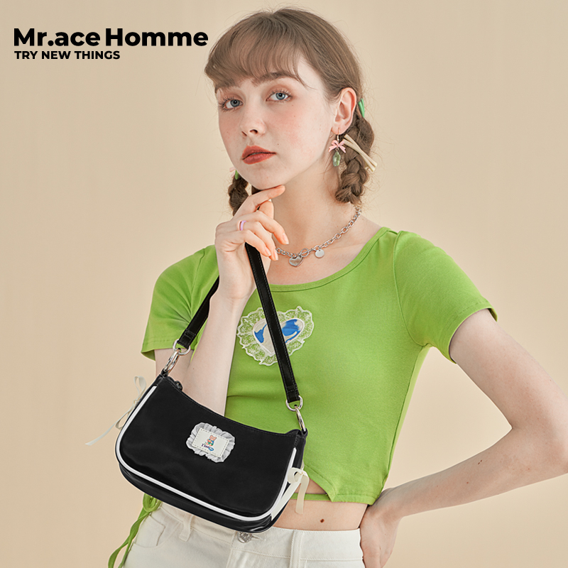 Mr. ace Homme Túi Đeo Vai Chính Hãng Cảm Giác Nâng Cao Dành Cho Bạn Nữ hobo