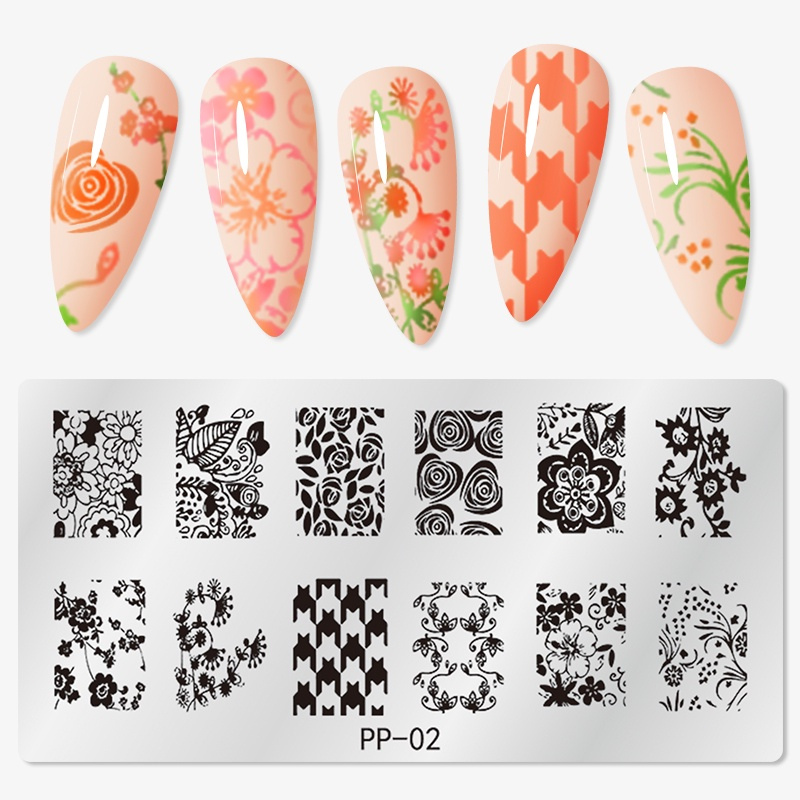 Thép Không Gỉ Bảng In MTSSII Christmas Gel Sơn Móng Tay Dụng Cụ Làm Móng Tay Nail Art