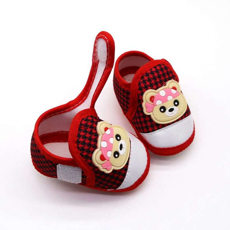 Cod baby cotton shoes boy girl casual anti-slip shoes cartoon toddler infant prewalker first walkers for 0-18 tháng