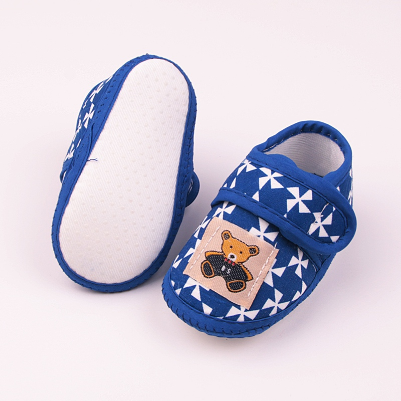Cod baby cotton shoes boy girl casual anti-slip shoes cartoon toddler infant prewalker first walkers for 0-18 tháng