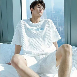 【M-4XL】Set nam mùa hè Form Rộng bộ quần áo nữ Phong Cách Hàn Quốc Áo Thun nam Ngắn Tay +Quần short namThể Thao