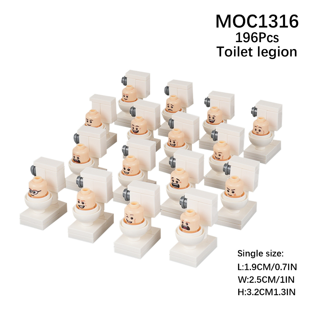 Buildmoc skibidi toilet vs camerman model titan robot building blocks đồ chơi giáo dục cho trẻ em quà tặng cho trẻ em khối xây dựng moc