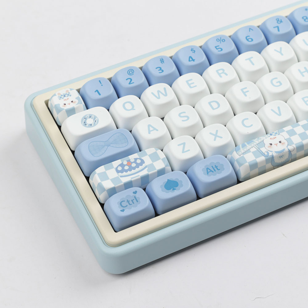 Alice keycaps moa profile dye-sublimation pbt keycap 140keys