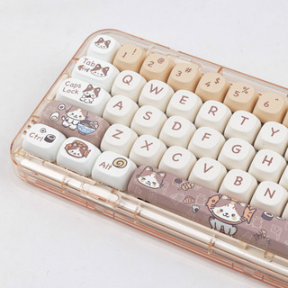 Meowth keycaps moa profile dye-sublimation pbt keycap 143keys