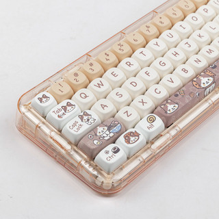 Meowth keycaps moa profile dye-sublimation pbt keycap 143keys