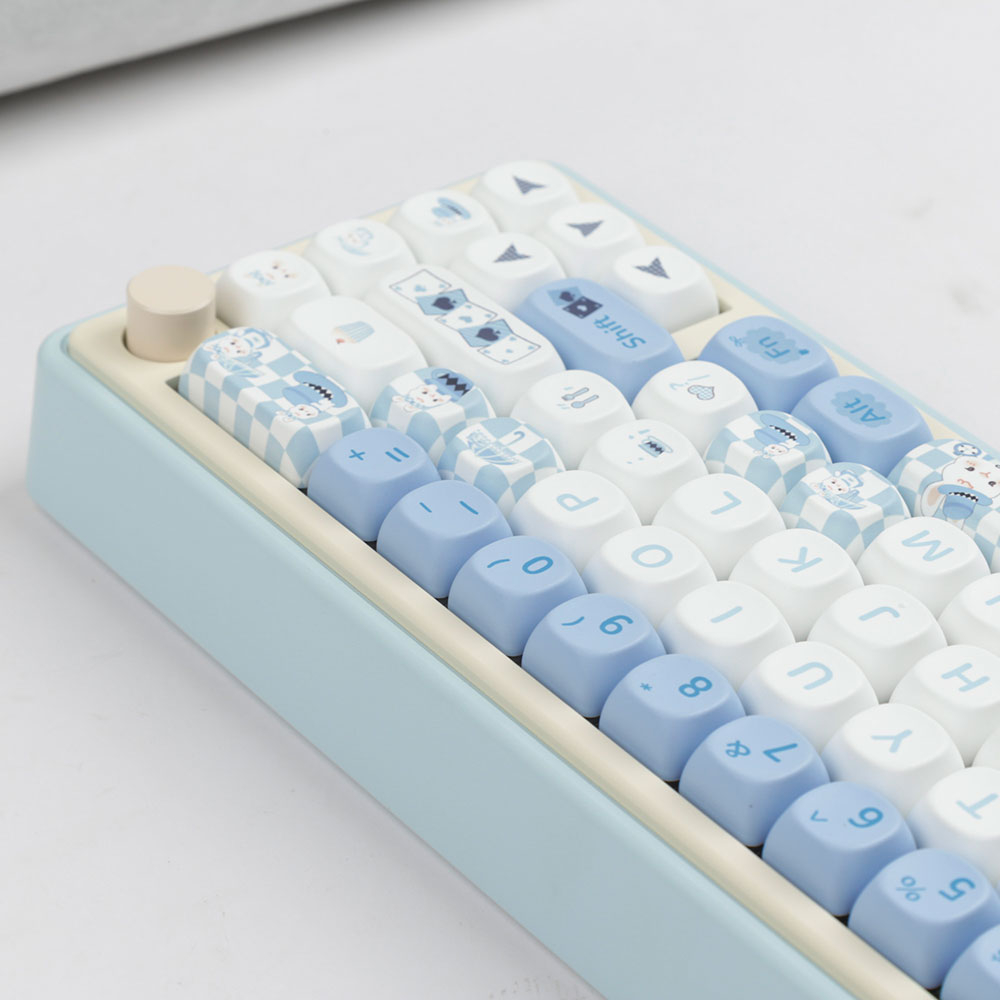 Alice keycaps moa profile dye-sublimation pbt keycap 140keys