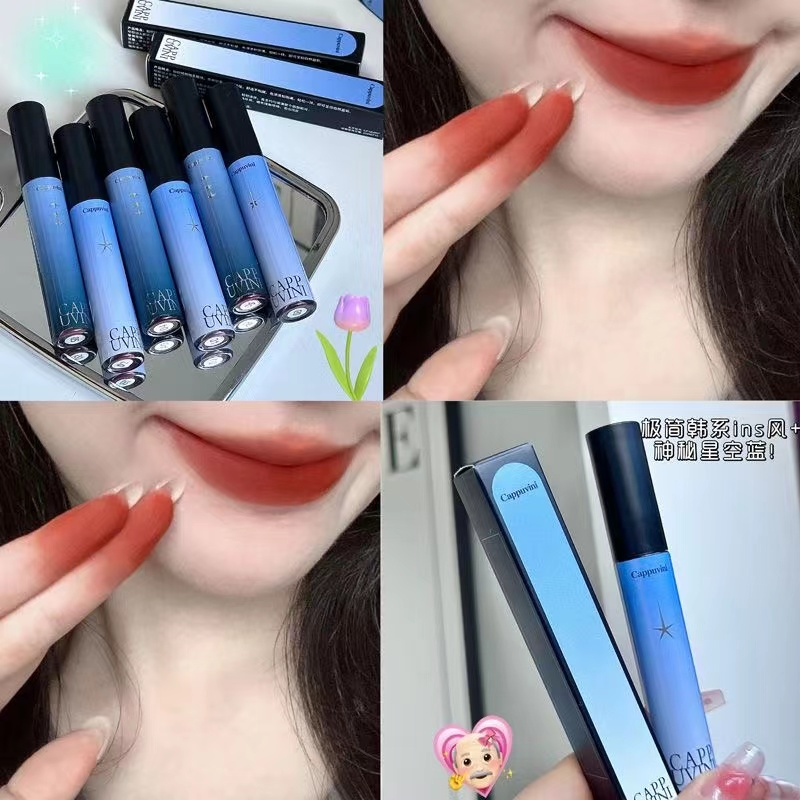 Son lì ,Son kem ,Son kem Lì hellostyle Thấm Nước Chống Khô Mịn Nhung Chống son nội địa trung