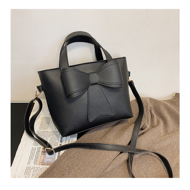 Túi Xách Đeo Vai Phối Nơ Phong Cách Retro Thời Trang 2023 Dành Cho Nữ