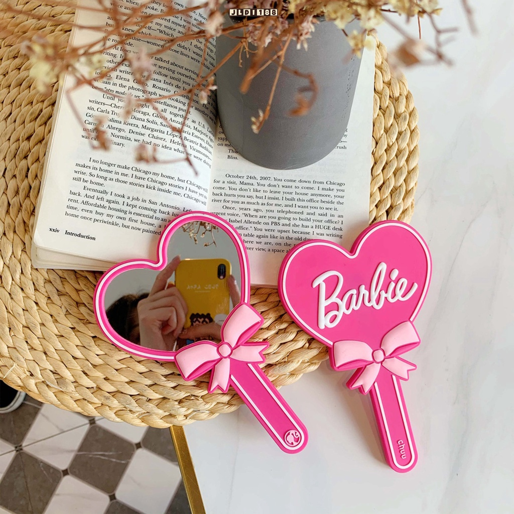 Heart-shaped cầm tay gương cầm tay mỹ phẩm cá nhân cầm tay có tay cầm cho vanity trang điểm tại nhà salon du lịch sử dụng