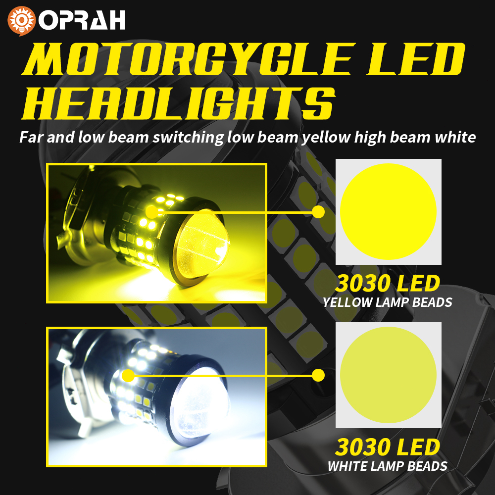 10000lm đèn pha led xe máy siêu sáng t19 p15d h4 h6 2016 bóng đèn ba20d đèn pha sương mù màu kép dc12v-60v