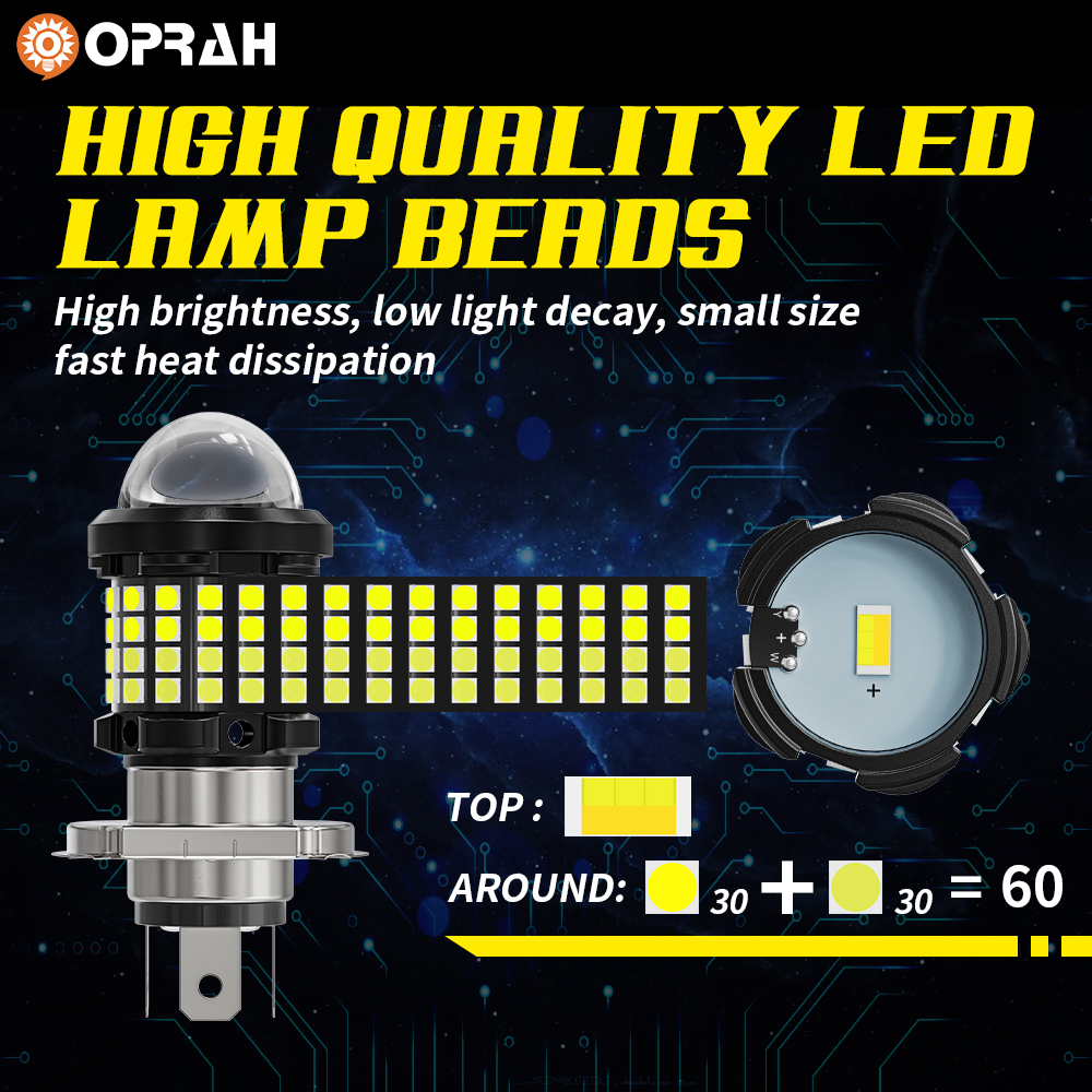 10000lm đèn pha led xe máy siêu sáng t19 p15d h4 h6 2016 bóng đèn ba20d đèn pha sương mù màu kép dc12v-60v