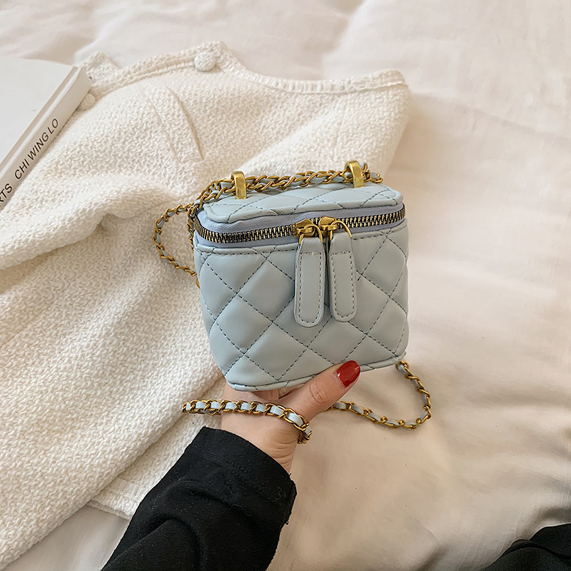 IELGY Túi đeo chéo IELGY nhỏ nhắn hình vuông phốI dây chuỗi xích thờI trang dành cho nữ