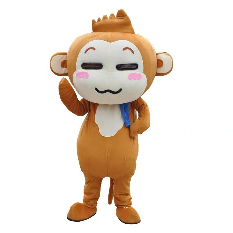 Hanlu cartoon puppet quần áo youxi monkey hip-hop đi bộ đạo cụ quảng cáo vải chất lượng cao