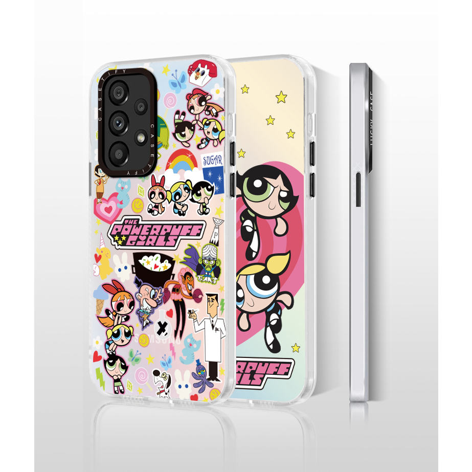 Casetify chính thức chính thức powerpuff girls vỏ chống sốc samsung galaxy a53 a73 a33 a23 a13 a72 a52 a32 a22 a22s a12 5g 4g vỏ bảo vệ máy ảnh silicone soft phone cove