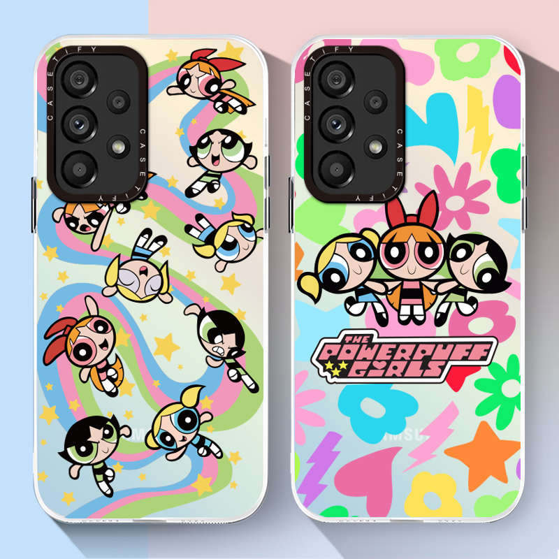Casetify chính thức chính thức powerpuff girls vỏ chống sốc samsung galaxy a53 a73 a33 a23 a13 a72 a52 a32 a22 a22s a12 5g 4g vỏ bảo vệ máy ảnh silicone soft phone cove