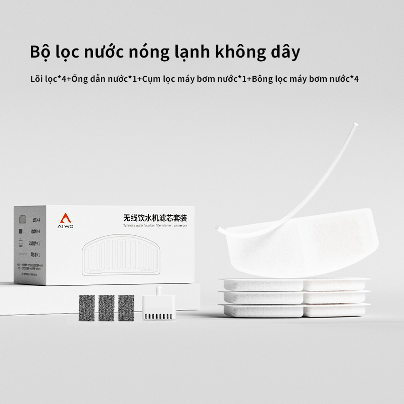 Máy Lọc Nước Tự Động Không Dây Hình Chú Ong Nhỏ / Gấu Cho Mèo