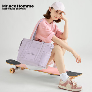 Mracehomme túi đeo vai mới cô gái đi học đi làm túi tote du lịch dung tích lớn và túi máy tính đơn giản