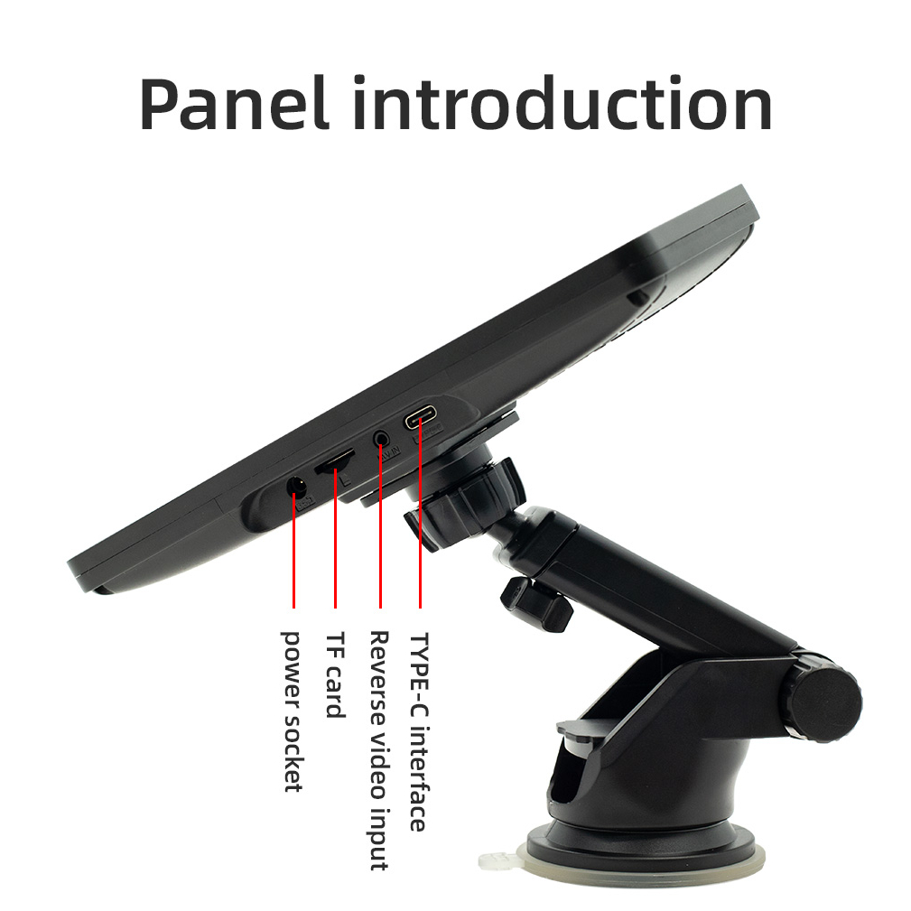 6,86 inch car radio carplay không dây android auto hd fm radio reversing camera portable car stereo built-in speaker màn hình cảm ứng