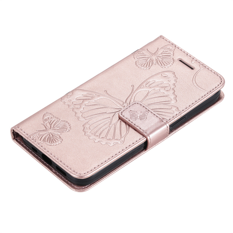 Vỏ sang trọng cho samsung galaxy a53 5g a33 5g a52 a72 5g a52s a02s a03s a73 5g a52 4g a72 4g retro butterfly wallet card khe cắm da mềm flip skin protect stand cover case