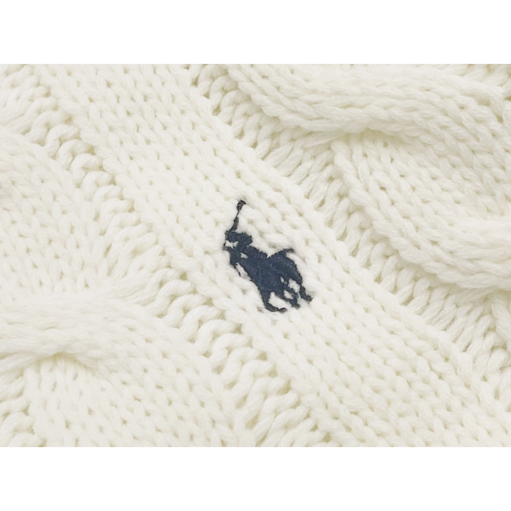 Cable-knit len-cashmere nữ cardigan